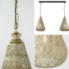 lichts_eettafelhanglamp_m_3-4.webp Fashion Straluma 2-Lichts eettafelhanglamp mat goud/zwart oriental
