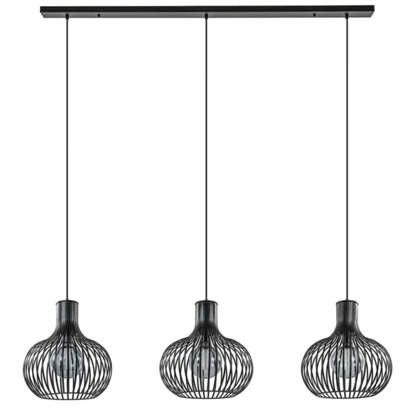 lichts_eettafelhanglamp_o_0.webp Flash Sale Straluma 3-Lichts eettafelhanglamp onion mat zwart