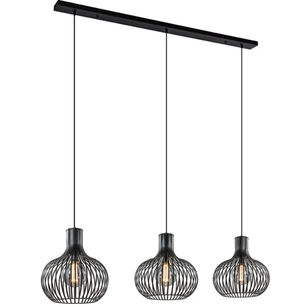 lichts_eettafelhanglamp_o_1.webp Flash Sale Straluma 3-Lichts eettafelhanglamp onion mat zwart
