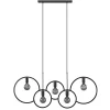 lichts_eettafelhanglamp_r_0-1.webp Outlet Straluma 5-Lichts eettafelhanglamp ringen mat zwart