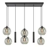lichts_eettafelhanglamp_s_1-1.webp Discount Straluma 8-Lichts eettafelhanglamp smoke glas + GU10 spots