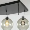 lichts_eettafelhanglamp_s_3-1.webp Discount Straluma 8-Lichts eettafelhanglamp smoke glas + GU10 spots