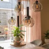lichts_eettafelhanglamp_s_4-1.webp Discount Straluma 8-Lichts eettafelhanglamp smoke glas + GU10 spots