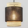 lichts_eettafelhanglamp_w_2.webp Outlet Straluma 3-Lichts eettafelhanglamp webbing met zwart