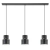 lichts_eettafelhanglamp_z_0-3.webp Hot Straluma 3-Lichts eettafelhanglamp zwart met goud accent