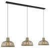 lichts_eettafelhanglamp_z_1-5.webp Store Straluma 3-Lichts eettafelhanglamp zwart met rotan kappen