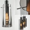 lichts_eettafelhanglamp_z_2-2.webp Discount Straluma 3-Lichts eettafelhanglamp zwart met cilinder smoke glas