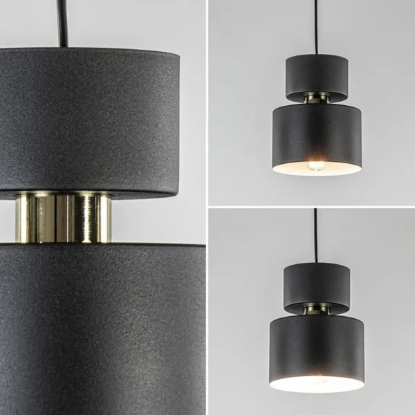 lichts_eettafelhanglamp_z_3-3.webp Hot Straluma 3-Lichts eettafelhanglamp zwart met goud accent