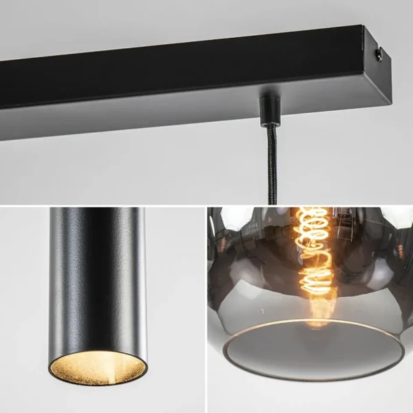 lichts_hanglamp_cilinders_3.webp Flash Sale Straluma 5-Lichts hanglamp cilinders en smoke glas