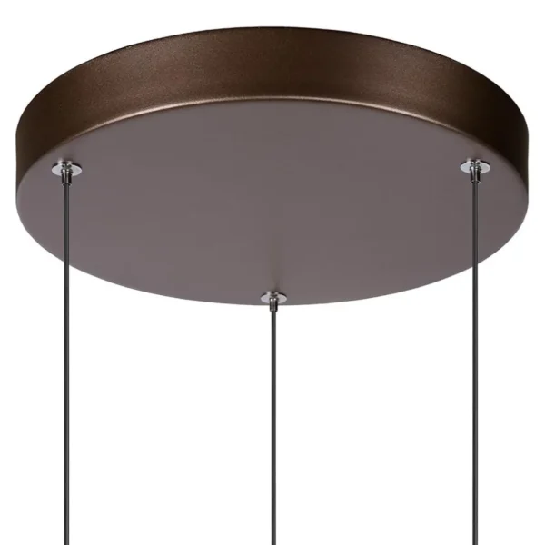 lichts_hanglamp_led_cilin_2.webp New Straluma 3-Lichts hanglamp LED cilinders bruin rond