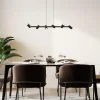 Fashion Straluma 6-Lichts hanglamp spots verstelbaar zwart