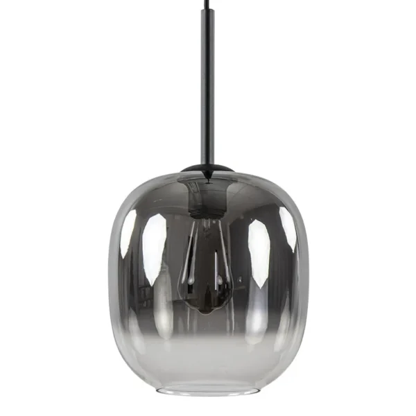 lichts_hanglamp_zwart_met_0-1.webp Discount Straluma 1-Lichts hanglamp zwart met smoke/helder glas
