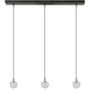 lichts_hanglamp_zwart_met_0-2.webp Clearance Straluma 3-Lichts hanglamp zwart met helder glazen bollen