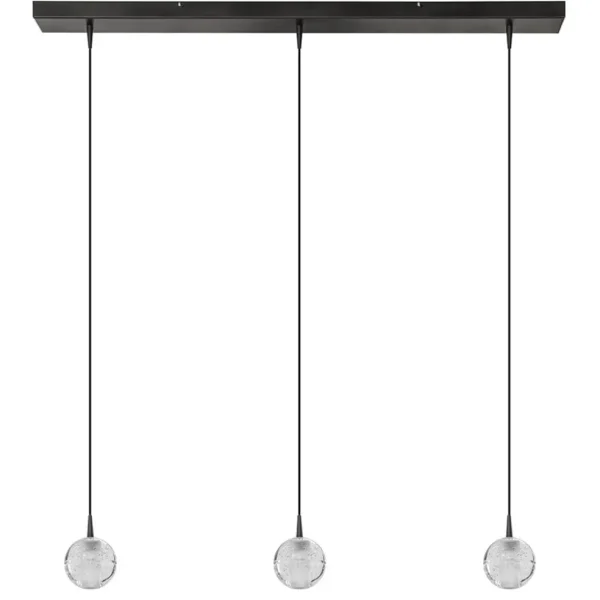lichts_hanglamp_zwart_met_0-2.webp Clearance Straluma 3-Lichts hanglamp zwart met helder glazen bollen