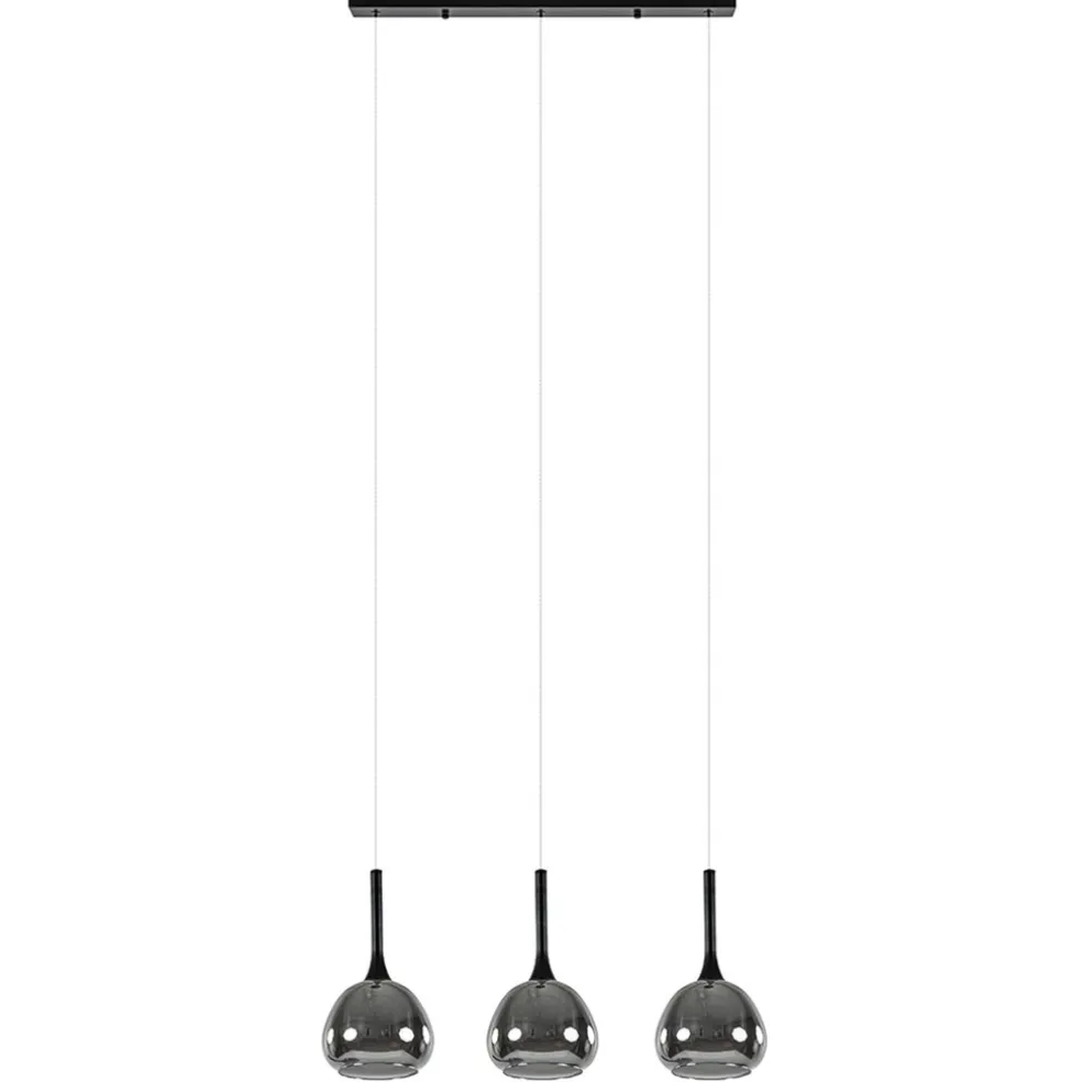 lichts_hanglamp_zwart_met_0-3.webp Cheap Straluma 3-Lichts hanglamp zwart met smoke glazen kappen