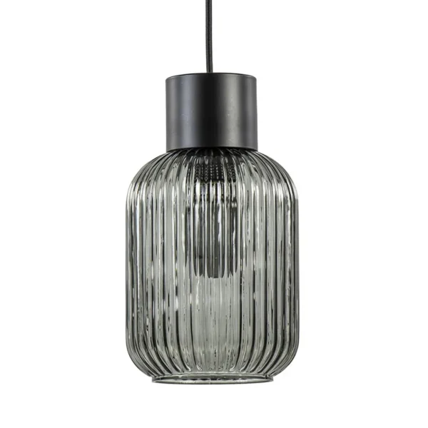 lichts_hanglamp_zwart_met_0.webp New Straluma 1-Lichts hanglamp zwart met smoke glazen cilinder