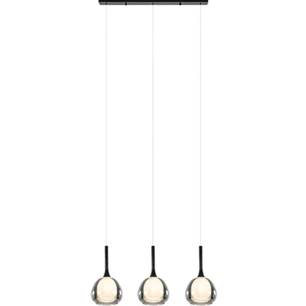 lichts_hanglamp_zwart_met_1-3.webp Cheap Straluma 3-Lichts hanglamp zwart met smoke glazen kappen