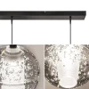 lichts_hanglamp_zwart_met_3-2.webp Clearance Straluma 3-Lichts hanglamp zwart met helder glazen bollen