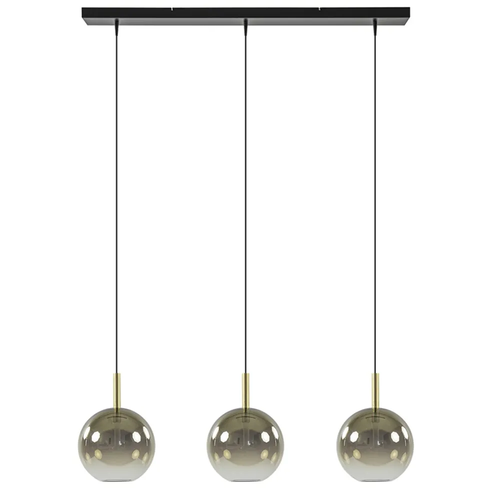 lichts_led_eettafelhangla_0-4.webp Shop Straluma 3-Lichts LED eettafelhanglamp met gold fading glas