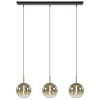 lichts_led_eettafelhangla_1-4.webp Shop Straluma 3-Lichts LED eettafelhanglamp met gold fading glas