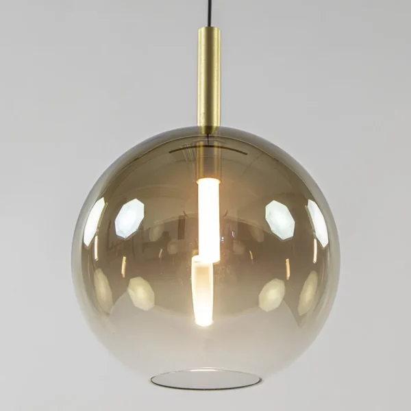 lichts_led_eettafelhangla_2-4.webp Shop Straluma 3-Lichts LED eettafelhanglamp met gold fading glas