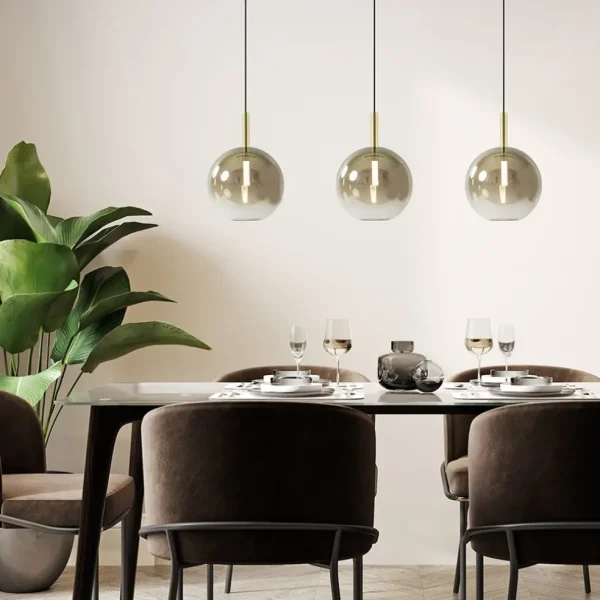 lichts_led_eettafelhangla_4-4.webp Shop Straluma 3-Lichts LED eettafelhanglamp met gold fading glas