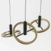 lichts_led_hanglamp_ringe_2.webp Cheap Straluma 3-Lichts LED hanglamp ringen rond zwart/goud dimbaar