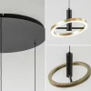 lichts_led_hanglamp_ringe_3.webp Cheap Straluma 3-Lichts LED hanglamp ringen rond zwart/goud dimbaar