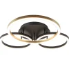 lichts_led_plafondlamp_zw_1.webp Best Sale Straluma 3-Lichts LED plafondlamp zwart/goud 3-standen dimbaar