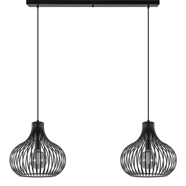 lichts_moderne_hanglamp_d_0.webp Cheap Straluma 2-Lichts moderne hanglamp draad zwart