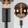 Hot Straluma 3-Lichts moderne vloerlamp mat zwart exclusief lichtbron
