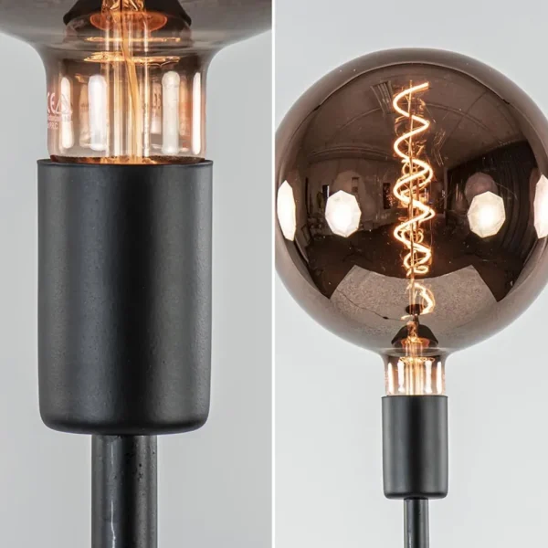Hot Straluma 3-Lichts moderne vloerlamp mat zwart exclusief lichtbron