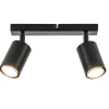 lichts_opbouwspot_gu_mat__1.webp Outlet Straluma 2-Lichts opbouwspot GU10 mat zwart