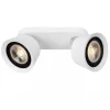 lichts_opbouwspot_wit_gue_0.webp Outlet Straluma 2-Lichts opbouwspot wit GU10-ES111 verstelbaar