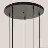 lichts_plaat_rond__pendel_2.webp Outlet Straluma 5-lichts plaat rond + pendels zwart ex.lb