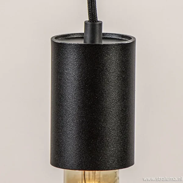 lichts_plaat_rond__pendel_3.webp Outlet Straluma 5-lichts plaat rond + pendels zwart ex.lb