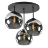 lichts_plafondlamp_mat_zw_1-2.webp Flash Sale Straluma 3-Lichts plafondlamp mat zwart met titanium glas