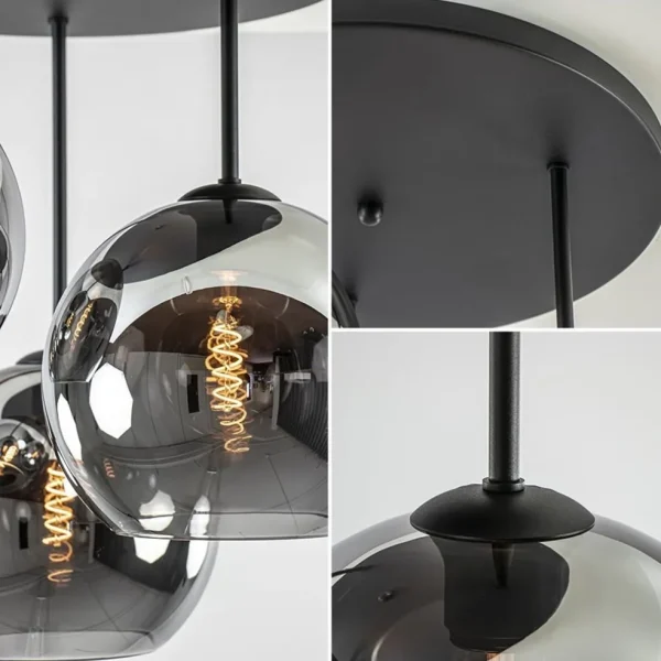lichts_plafondlamp_mat_zw_3-2.webp Flash Sale Straluma 3-Lichts plafondlamp mat zwart met titanium glas