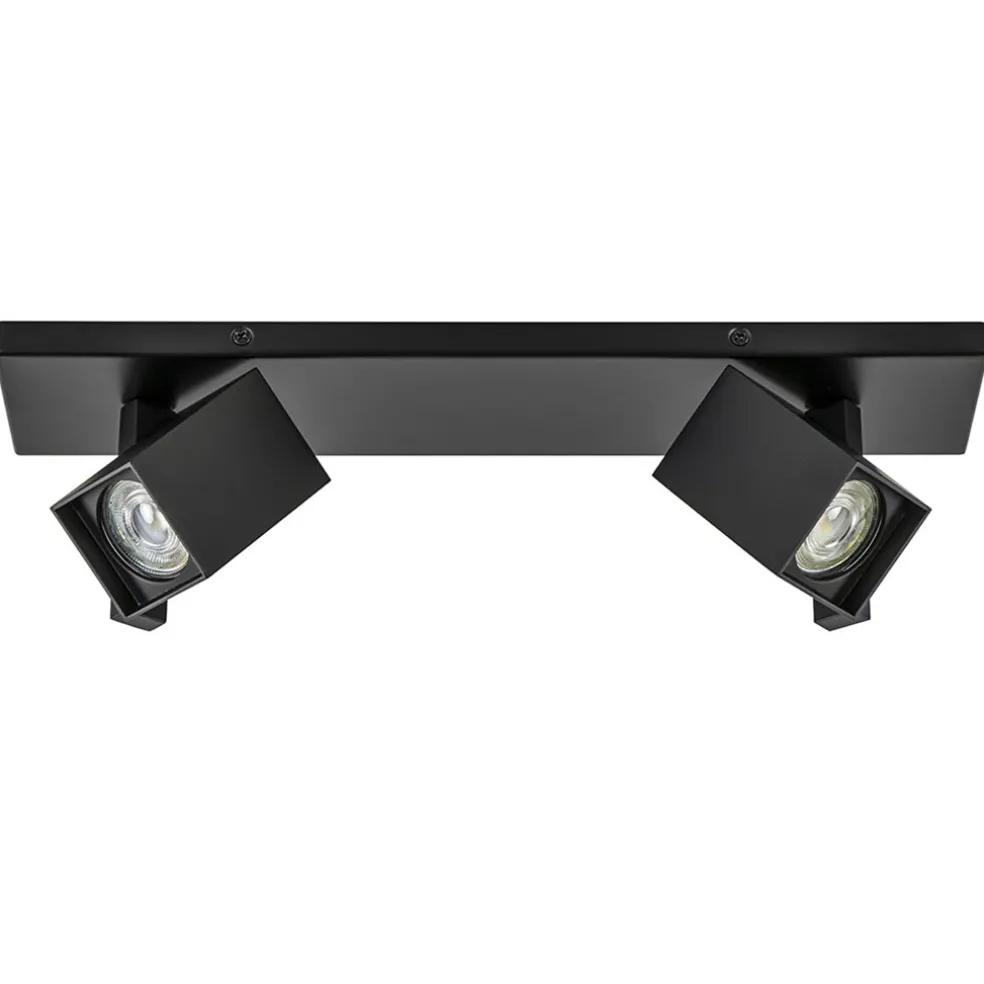 lichts_plafondlamp_met_vi_0.webp Cheap Straluma 2-Lichts plafondlamp met vierkante spots mat zwart
