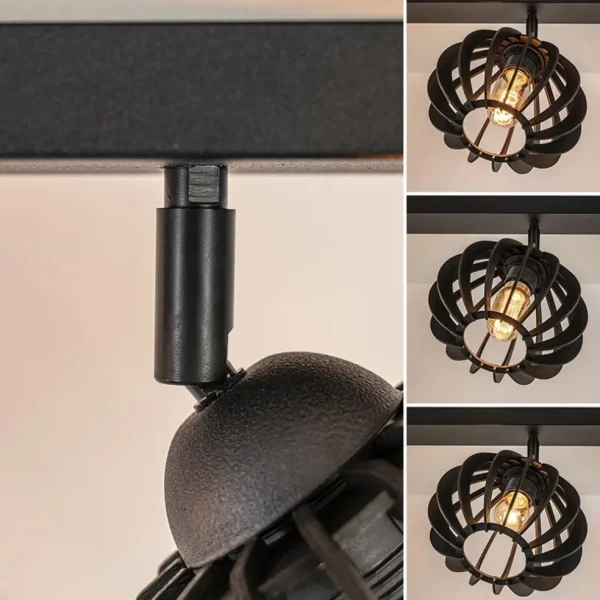 lichts_plafondlamp_zwart__3-2.webp Sale Straluma 3-Lichts plafondlamp zwart met verstelbare houten kappen