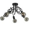 lichts_retro_plafondlamp__0.webp Clearance Straluma 5-Lichts retro plafondlamp mat zwart