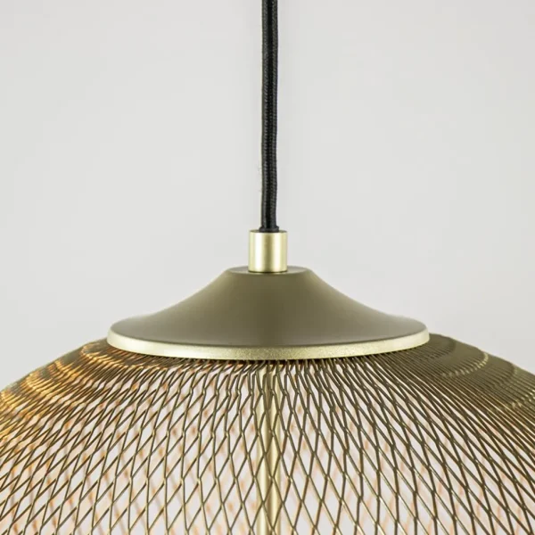 lichts_ronde_hanglamp_gou_1.webp Shop Straluma 3-Lichts ronde hanglamp goud/mat zwart