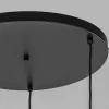 lichts_ronde_hanglamp_met_3.webp Hot Straluma 3-Lichts ronde hanglamp met zwarte draadkappen