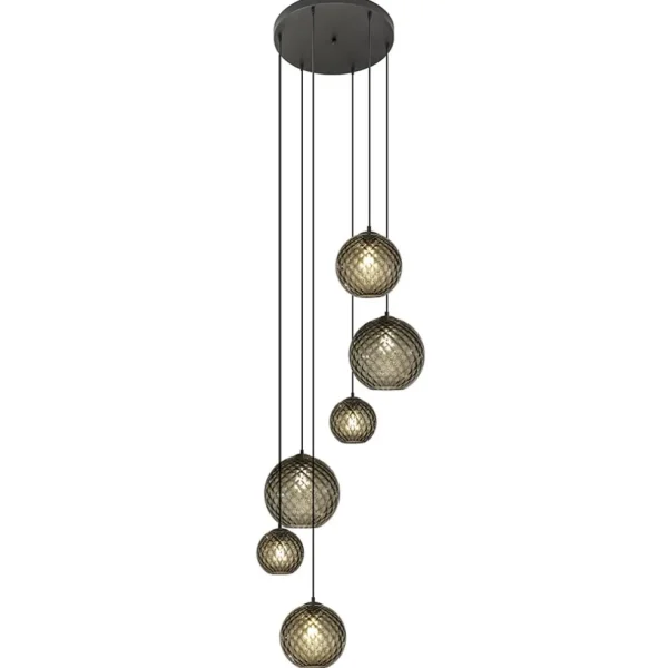 lichts_vide_hanglamp_smok_1-1.webp Fashion Straluma 6-Lichts vide hanglamp smoke glas met reliëf