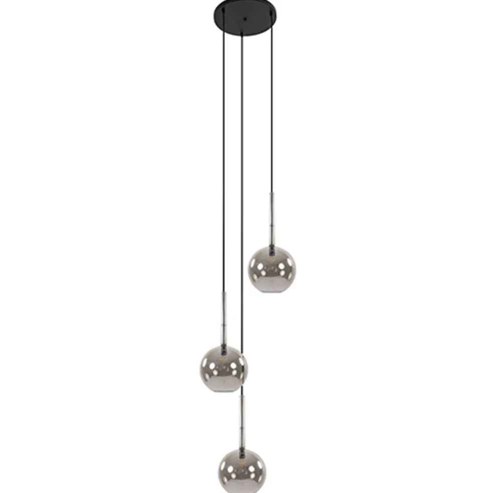 lichts_videlamp_smoke_gla_0.webp Online Straluma 3-Lichts videlamp smoke glas met zwart