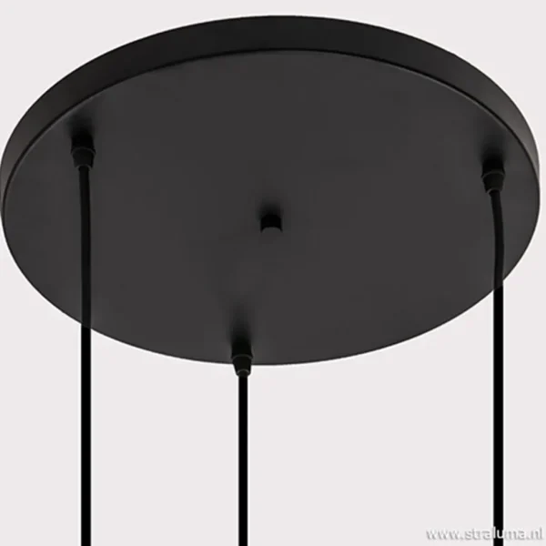 lichts_videlamp_smoke_gla_2.webp Online Straluma 3-Lichts videlamp smoke glas met zwart