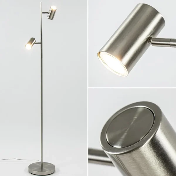 lichts_vloerlamp_nikkel_m_1.webp Store Straluma 2-Lichts vloerlamp nikkel met dimbare spots