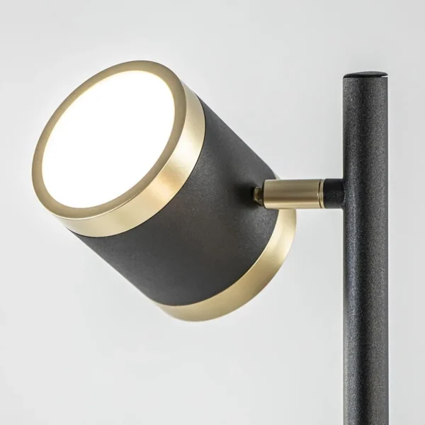 lichts_vloerlamp_zwartgou_2.webp New Straluma 3-Lichts vloerlamp zwart/goud met dimbare spots
