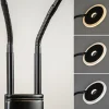 lichts_vloerleeslamp_zwar_3.webp Best Sale Straluma 2-Lichts vloer/leeslamp zwart met dimbaar LED