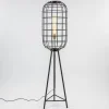 Outlet Straluma Light & Living vloerlamp Toah zwart met antiek brons